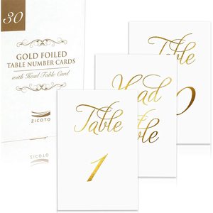Acrylic <b>Table</b> Numbers <b>Card</b> 6in Rectangle Elegant Hot Fix Gold Printing Durable Wedding Place <b>Cards</b> - Product Image 5