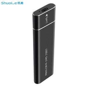 SHUOLE Nvme корпус для жесткого диска внешний корпус для жесткого диска SATA SSD корпус <span class=keywords><strong>M</strong></span>.2 NVMe SSD корпус для жесткого диска - Product Image 2