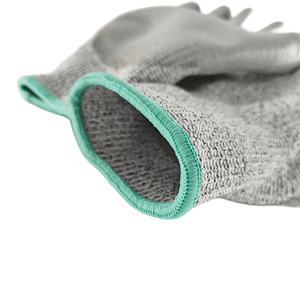 Precios al por mayor Cut 5 Grey Motkled Liner <span class=keywords><strong>PU</strong></span> Palm <span class=keywords><strong>Coated</strong></span> Guantes resistentes a cortes Guantes de seguridad para cortes Fabricante - Product Image 5