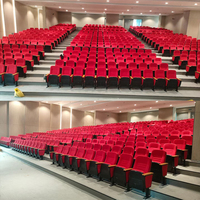 Vente en gros de chaises de cinéma mobilier pour salle de conférence chaises pliantes personnalisées pour auditorium et église