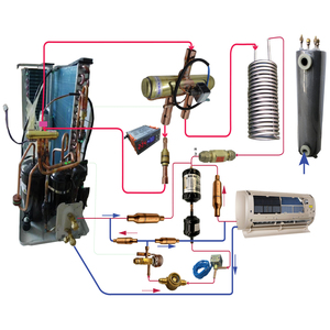 36000BTU R410a <b>air</b> Conditioner Newly Installed Heat <b>Pump</b> Working Stuff Is Used to Reclaim Heat to Domestic Hot Water or Swimming - Product Image 1