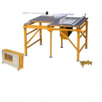 Scie circulaire électrique portative sans poussière pour le travail du bois, machine à découper le MDF, outils SN, scie à table coulissante à double lame