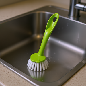 Cepillo para platos Rival Star-Line de 23 cm, color verde lima, paquete de 10 - Product Image 3