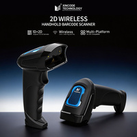 Escáner de Código QR Portátil Xincode, Lector de Códigos de Barras 1D 2D USB Láser CMOS, Inalámbrico y con Cable para Sistemas POS