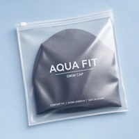 Sac à fermeture éclair coulissante noir givré personnalisé sans logo, pochette d'emballage en plastique pour T-shirt avec curseur de fermeture éclair blanc pour la vente en gros de vêtements