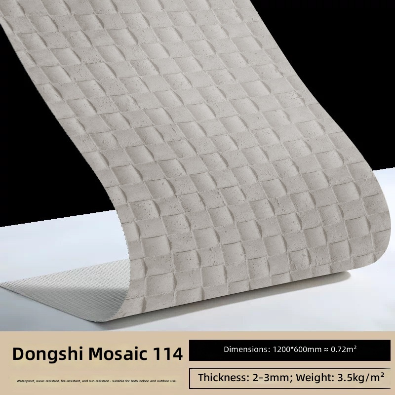 Travertine mosaic 114