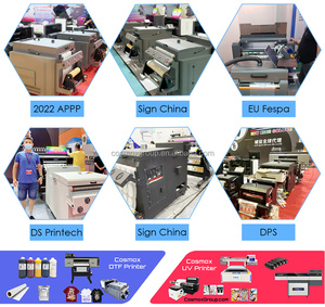 Cosmox 1.2m 9 màu 3 đầu in truyền nhiệt mực huỳnh quang dtf máy in kỹ thuật số - Product Image 6