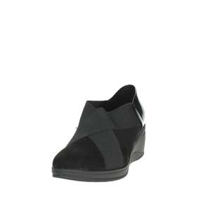 Sandales compensées Novaflex pour femmes, modèle Schilpario, noires - Product Image 6