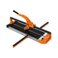 TOPSUMWAY TW-CZ-C5-800 Coupe-carreaux laser infrarouge manuel à base en aluminium avec rail en I unique pour la construction et la rénovation domestique