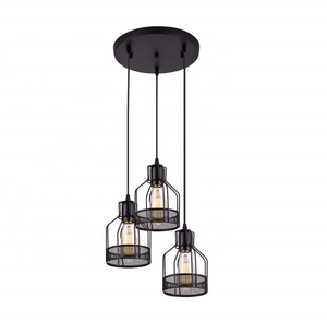 Handmade Rustic Traditional Industrial European Steel Wire <strong>Cage</strong> Pendant <strong>Light</strong> Lamp <strong>Shade</strong> - Product Image 1