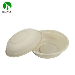 Emballage alimentaire biodégradable de conteneurs à <span class=keywords><strong>emporter</strong></span> de restaurant rond de 8 pouces - Product Image 2