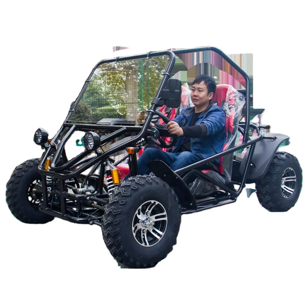 Yeni şaft sürüş elektrikli 5000w iki koltuk Go Kart çapraz Buggy yetişkin için