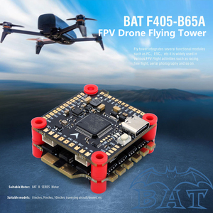 F405 B55A/65/90A 4in fpv rc car drone esc stack controller Flying Tower For 2~8S brushless motors FPV Drone model <b>planes</b> <b>toys</b> - Product Image 3