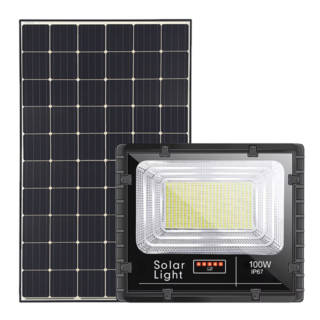 60w 200w Solar Rechargeable Led Flood Light Led Lamp for Tennis Court  Gazebo Warm Ip67 Solar Flood Light