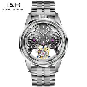 Montre Tourbillon IDEAL KNIGHT 6806, Mouvement Automatique Miyota, Mécanique, Luminescente, Étanche, Horloge de Haute Qualité, Luxe, Mode, Affaires - Product Image 1