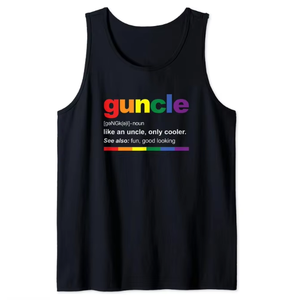 게이 프라이드 달에 대한 LGBT 플래그 민소매 티셔츠 트랜스젠더 레인보우 레즈비언 - Product Image 3