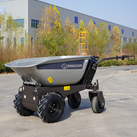 Minidumper Elettrico Rhinoceros KS450E con PLC, Capacità 450kg, Certificato CE, Pala Gommata, Arresto di Emergenza, Allarme Carburante Scarico