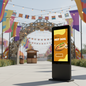 Outdoor Waterproof 2500-4000cd/㎡ High Brightness Advertising Player Display Billboard Floor Stand Digital Signage Kiosk - Product Image 1
