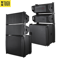 XTUGA Line Array Profesional de Alta Potencia de 10 y 12 Pulgadas para Escenarios Grandes, Bodas y Exteriores