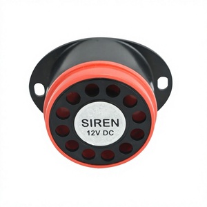 Sirène piézoélectrique RBS116 12V DC Noir & Rouge 8000-12000mAh - Product Image 1