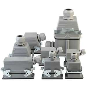 Ağır konektörler HDC-HE-024-1 <span class=keywords><strong>2</strong></span> <span class=keywords><strong>3</strong></span> 4 F M Industrial endüstriyel dikdörtgen konnektör fişi - Product Image 1