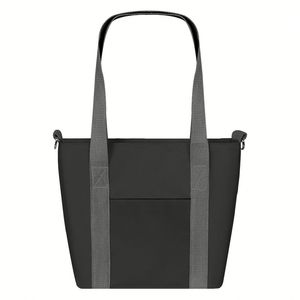 Sac en toile surdimensionné recyclable avec logo personnalisé, imprimé léopard, 40x30x10cm, pour femme, doublure en lin durable, fermeture ouverte, idéal pour la plage en été - Product Image 5