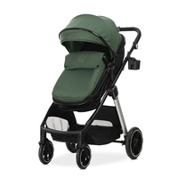 Poussette Haute pour Bébé, Pliable en Trois, Cadre en Alliage d'Aluminium, Landau de Voyage pour Nouveau-né EN1888, Landau Bébé, Kinderwagen, Carrinho