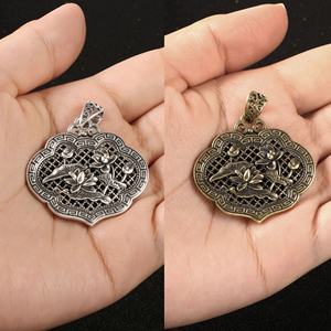 Groothandel Lotus Vijver Maanlicht Creatieve Chinese Stijl Messing Hanger Oude Stijl Ambachten - Product Image 5