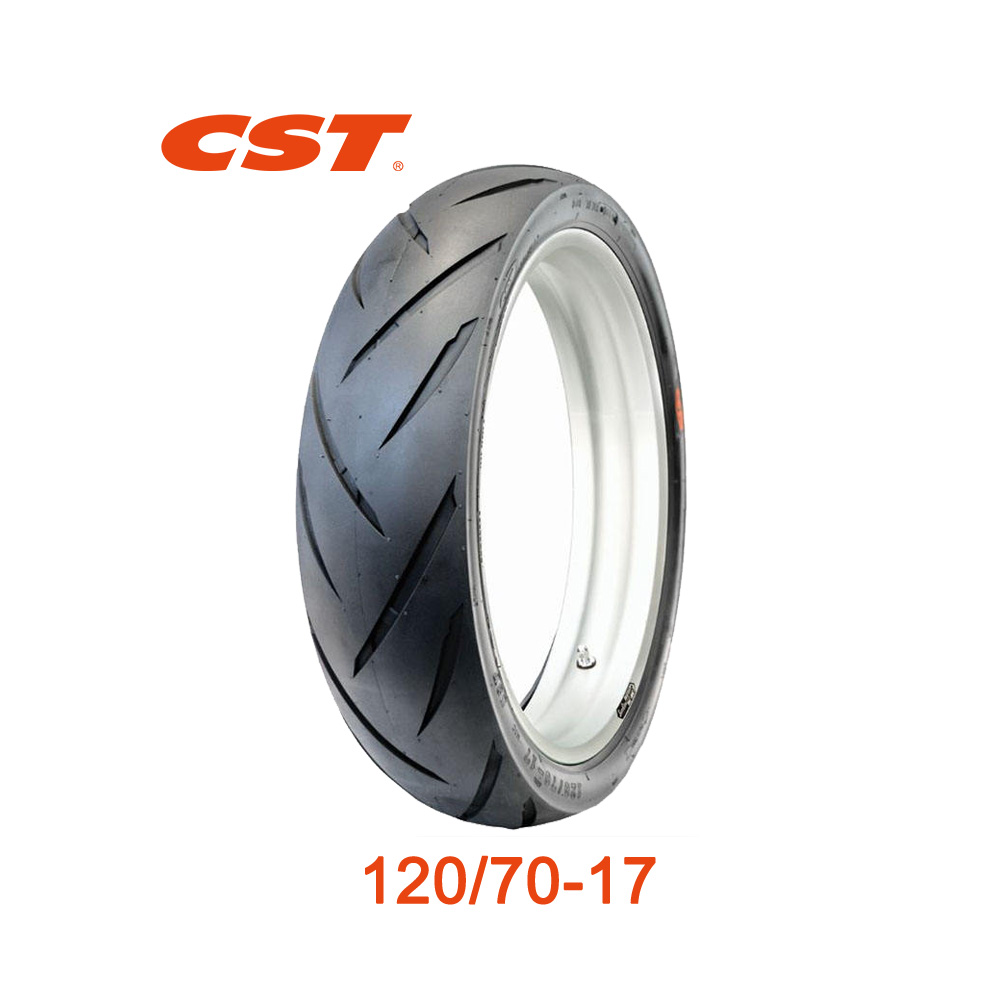 Cst Cm621 120/70 -17 Moto Street Classic Street Tweewielige Scooter Band Voor-En Achterband Motorbanden