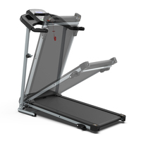 Tapis de marche motorisé portable et pliable pour usage domestique, avec fonction compteur de calories et design pliable à plat