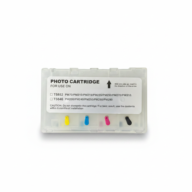 WT T5852 With One Time Chip Compatible for Epson PictureMate PM70 PM210 PM215 PM235 PM250 PM270 PM310 Refillable Ink Cartridge