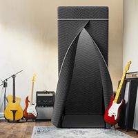 Cabine vocale portable Aodu moderne toutes saisons pour l'extérieur, isolation acoustique, pliable, en tissu matelassé, studio d'enregistrement à domicile