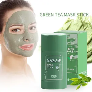 Natural Organic Skin Care Removes Blackheads Deep Pore Cleansing Green Tea Mud Face Deep Cleanse Clay Mask Stick