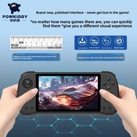 Console de jeu portable Powkiddy Paoji Tang X55 avec grand écran de 55 pouces et jeux HD de style PS