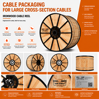 Câble de service aérien triplex 600V basse tension, conducteur en aluminium isolé XLPE, 3*4AWG, type BARNACLES ABC