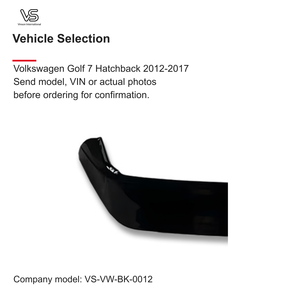 Extension de becquet de toit pour Volkswagen Golf 7 Hatchback 2012-2017 - Product Image 2