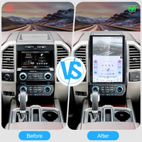 Lecteur Dvd de voiture Android RoadNavi Tesla 14.5 ''Ford Raptor F150 2015-2020 Lecteur radio sans fil Carplay 360 4G