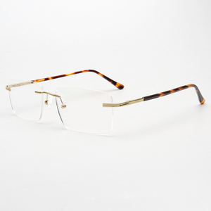 Gafas con Montura TOP106Fashionless de Aspecto Simple y Elegante, Ideales para Personas <span class=keywords><strong>Maduras</strong></span> y de Negocios Gafas de Optometría - Product Image 2