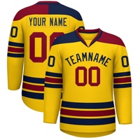 Vêtements de hockey sur glace personnalisés unisexe Maillot de sublimation de haute qualité Nouveau design Équipement d'entraînement de premier choix pour adultes
