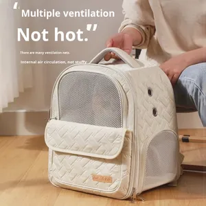 Transportín <span class=keywords><strong>para</strong></span> <span class=keywords><strong>Gatos</strong></span>, Cápsula Espacial, <span class=keywords><strong>Mochila</strong></span> Portátil <span class=keywords><strong>para</strong></span> <span class=keywords><strong>Gatos</strong></span> y Perros, Ligera, <span class=keywords><strong>de</strong></span> Mano, Doble Correa <span class=keywords><strong>para</strong></span> el Hombro, Transpirable, <span class=keywords><strong>de</strong></span> Algodón Bordado, <span class=keywords><strong>para</strong></span> Mascotas - Product Image 1