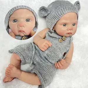 Satılık bebek bebek oyuncak için kabulü için yenidoğan silikon bebekler muhteşem gerçekçi silikon yeniden doğmuş bebek sanat bebek koleksiyon