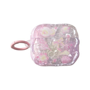 Funda <span class=keywords><strong>de</strong></span> Lujo para Auriculares AirPods Pro 2 3 Pro2 con Diseño <span class=keywords><strong>de</strong></span> Concha <span class=keywords><strong>de</strong></span> Perla, Estrella <span class=keywords><strong>de</strong></span> Mar, Lazo, Ondas Rizadas y Flores Rosas, Regalo Estético para Chicas - Product Image 5