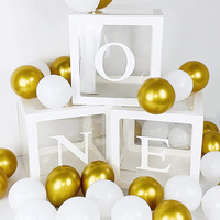 LOVE & Confession Balloon Box Props for Graduation Wedding & Birthday Party Decoration Surprise BABY Balloons Box Placement