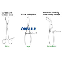 Ensemble d'instruments orthopédiques au prix d'usine, type Quick-pack, kit d'instruments pour membres inférieurs