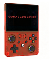 Consoles de jeu portables S Classic R36 Max 2, machine de jeu vidéo HD 4,5'', système d'exploitation Linux, batterie 4000mAh, R36MAX 2 Portable Gamer