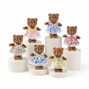 Set di Vestiti per Bambole in Vendita all'Ingrosso, Abbigliamento in Pizzo <span class=keywords><strong>con</strong></span> <span class=keywords><strong>Fiocco</strong></span> per <span class=keywords><strong>Peluche</strong></span>, Outfit Personalizzati per Orsacchiotti - Product Image 1