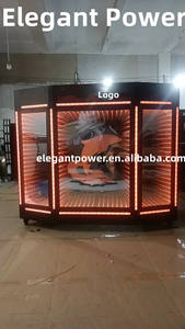 2024 по индивидуальному заказу новейший Diy Club DJ Booth со световым дисковым проигрывателем светодиодная цифровая настольная подставка для диджея - Product Image 4