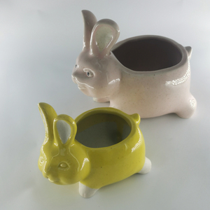 <span class=keywords><strong>Pot</strong></span> de fleur en céramique émaillée Calunce <span class=keywords><strong>Pot</strong></span> de fleur en forme d'animal mignon <span class=keywords><strong>Pot</strong></span> de fleur Lama décoratif - Product Image 5