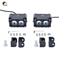 Projecteur LED de voiture en aluminium 30W en gros avec feux de jour DRL, éclairage de travail tout-terrain 12-50V