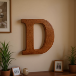 Ilan Lettre décorative en bois D 15 cm Décoration murale - Product Image 3